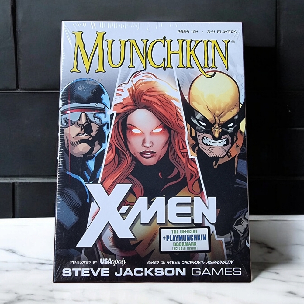 MUNCHKIN: X-MEN Card Game - NIB & Factory Sealed - Steve Jackson 2017